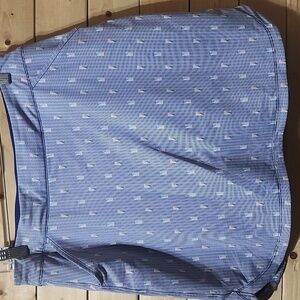 Peter Millar Women's Performance Alice Petal Hem Dominoes Golf Skort Large